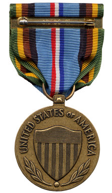 Armed Forces Expeditionary Medal (Back)